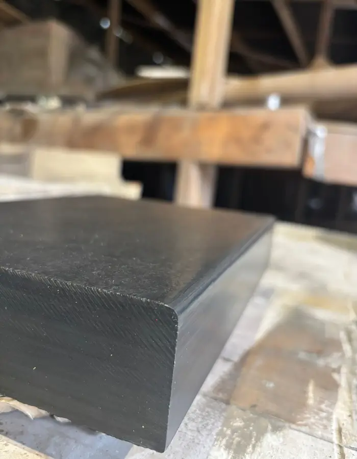 slate worktop close up