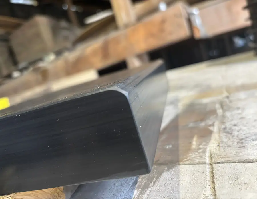corner of slate worktop